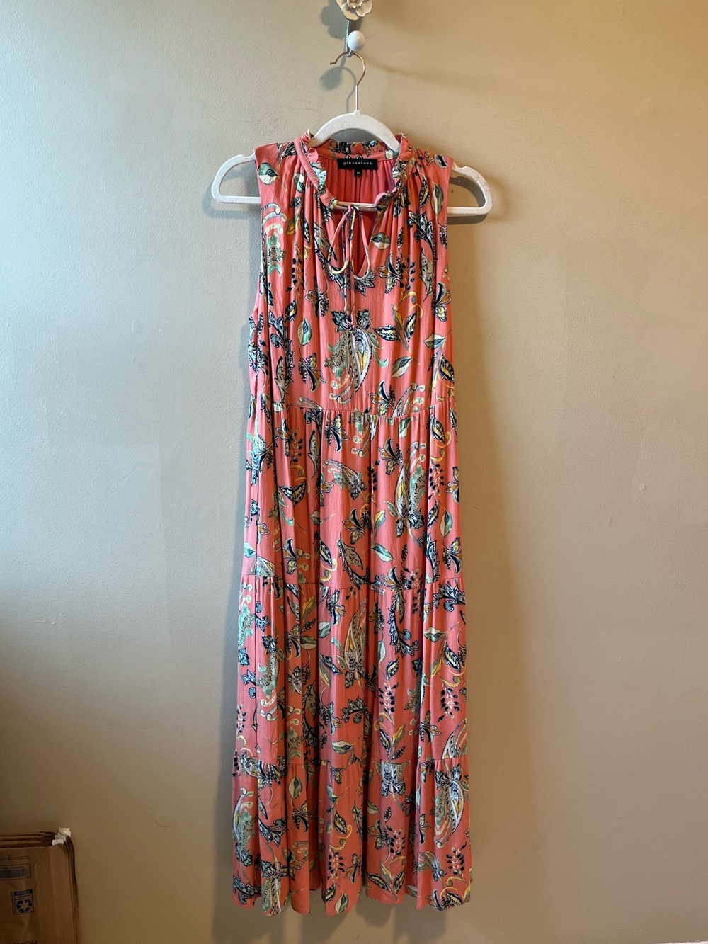 Gibsonlook Paisley Floral Maxi Dress size XS